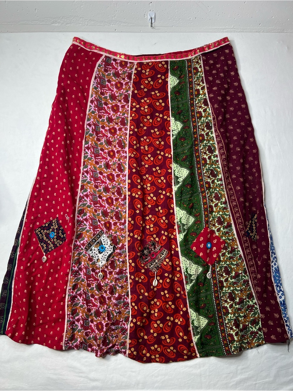 Kathmandu Imports Bohemian patchwork maxi skirt - Picture 6 of 8